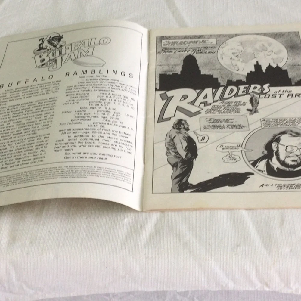 Comic Book Laffin Gas year 1987 by Black Thorn